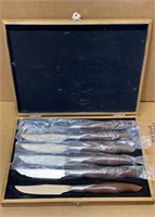 MCM Steak Knife Set Of 6 New In Box