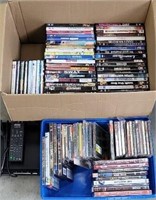 About 60dvds and Sony DVD player