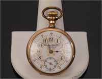 VALENTINE Antique GOLD Filled Pocket Watch