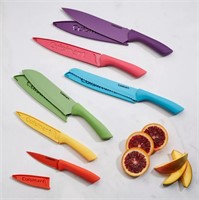 Cuisinart 12pc Ceramic-Coated Color Knife Set