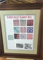 Clinch Valley Blanket Mills advertising sign