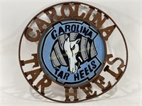 Metal Carolina Tar Heels Sign