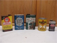 Five Old Cans, Texaco, Red Devil, Pennzoil