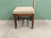 Rolling padded stool