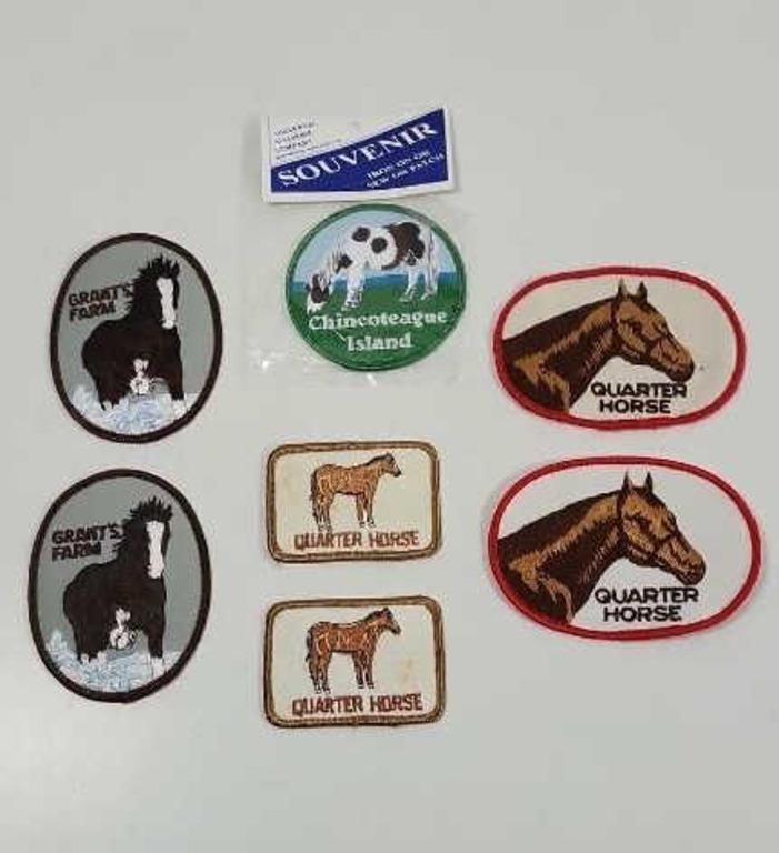 Horse iron on patches
