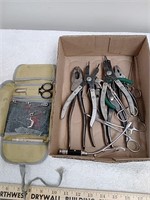 Group of assorted pliers