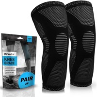 POWERLIX Knee Sleeves (Pair) - Best Knee Sleeves