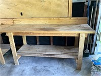 wood work bench