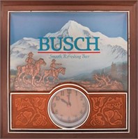 Busch Beer Lighted Motion Clock