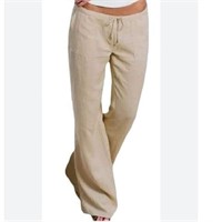 Woman's Loose Pure Chick Soft Lace-Up Pants