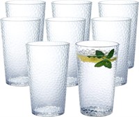 Plastic Tumbler Cups, Set of 8