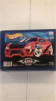 Hot wheels case with misc vehicles / cars