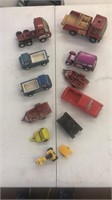 Misc toy vehicle lot - Tonka, Tootsie toy etc