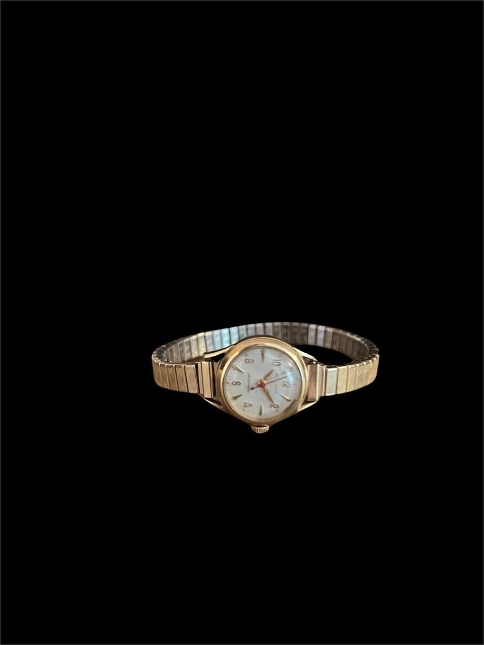 10k Bulova Antique Womens Automatic Watch