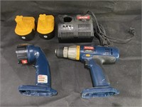 Ryobi 3/8 Drill, Flashlight & More