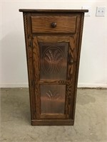 Incredible Wood Kitchen Tower Cabinet with One