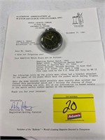 1942 HAMILTON "NAVIGATION MASTER WATCH" POCKET