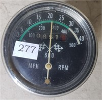 Neat Looking Speedometer/Tachometer with Crossed