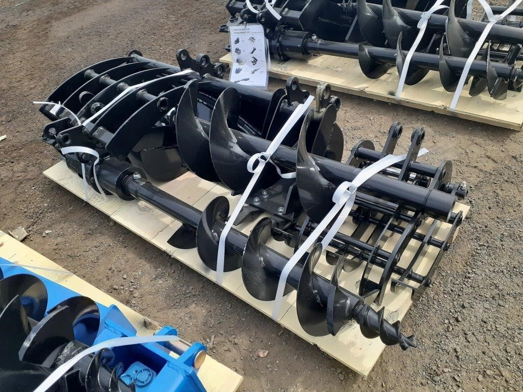 (9) Pc Miva Excavator Attachment Set