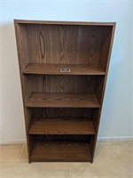 Dark Oak Veneer Compact Book Case