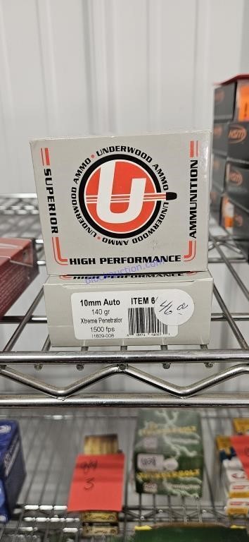 2 Underwood ammo 
10mm auto 140 gr
 ONE MONEY