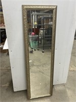 Decorative full body mirror 16 1/2 in long 55 in