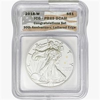 2016-W Silver Eagle ICG PR69 DCAM Ltrd Edge