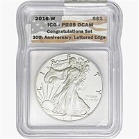 2016-W Silver Eagle ICG PR69 DCAM Ltrd Edge