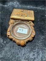 RED WOOD HWY TOBACCO BOX & ASHTRAY 8"X5"X1 1/2"