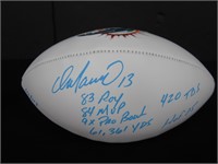 DAN MARINO SIGNED DOLPHINS FOOTBALL COA