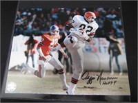 OZZIE NEWSOME SIGNED 8X10 PHOTO COA