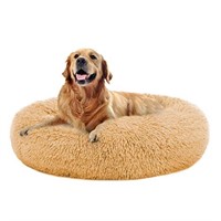 Long Plush Comfy Calming & Self-Warming Bed for