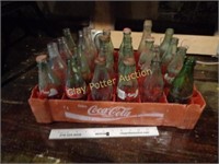 Coke Crate Full of Empty Bottles