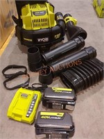 RYOBI 40v Cordless Backpack Blower Kit