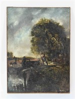 19TH CENTURY CONTINENTAL LANDSCAPE