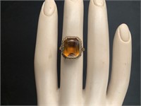 14K  Amber Color Women's Ring
