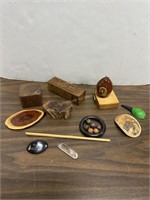 Navajo Indian Clay Marbles, Wooden Items & more