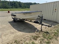 1966 Crestline Runabout 15ft Boat w/ Trailer