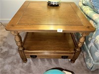 LOVELY WOOD END TABLE