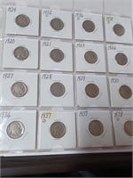 Lot of 1920s, 1930s Buffalo Nickels- See Pics