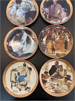 Norman Rockwell lot of 8 plates