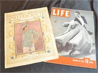 Vintage Needlecraft and Life Magazine