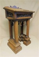 Neo Gothic Table Top Oak Lectern.