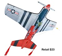 3-D P-51 Mustang SuperSized Nylon Kite