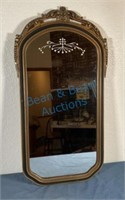 Antique wall mirror with nice original frame