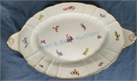 Large Meissen platter 21 1/2 inches long