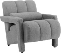 LOULENS Lambswool Lounging Chair (Grey)