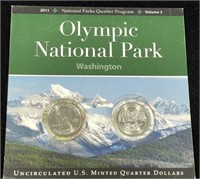 2 Quarter Olypic Natl. Park Uncirculated Coins