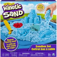 N/A  Kinetic Sand  Sandbox Playset with 1lb Blue S