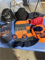 8 HATS, 5 ARE BRONCOS
